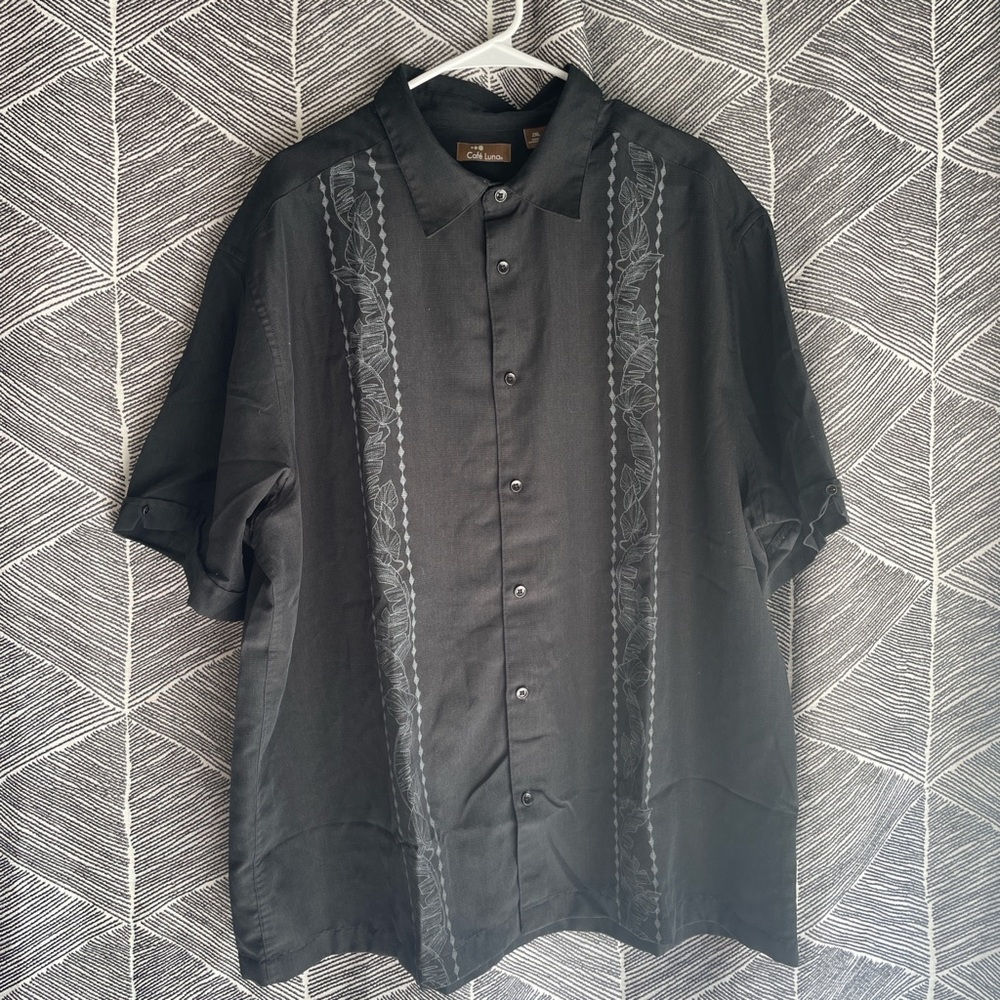 Café luna short sleeve button down